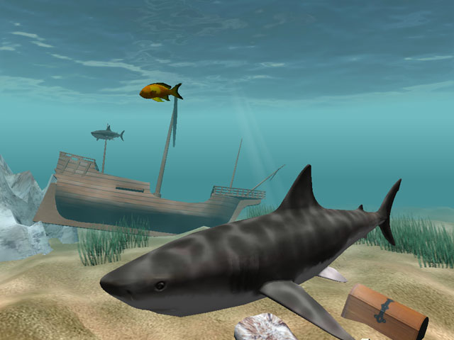 Shark Water World 3D Screensaver software